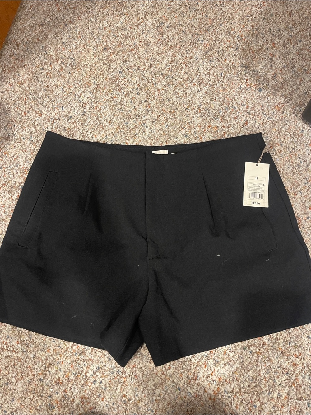 a new day Black High-Rise Tailored Shorts
